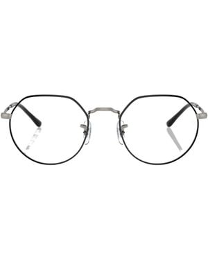 Ray-Ban Geometric Frame Plain Mirror - White
