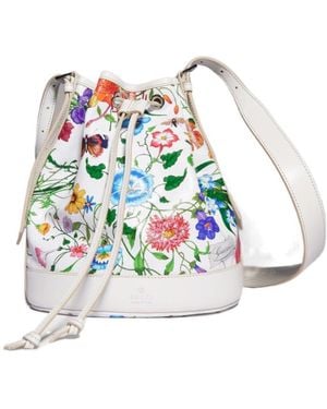 Gucci Venice Small Bucket Bag - White
