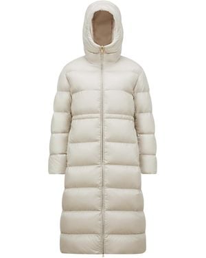 Moncler Boulogne Zip-Up Padded Jacket - White