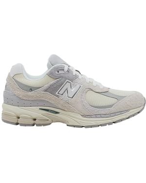 New Balance 2002R Lace-Up Trainers - Grey