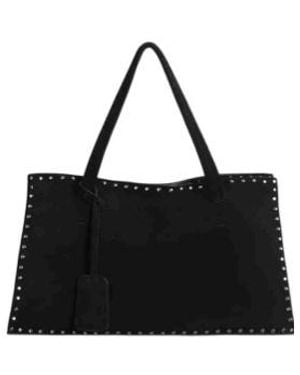 Phoebe Philo Small Studded Handbag - Black