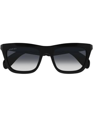 Gucci Eyewear Rectangular Frame Sunglasses - Black