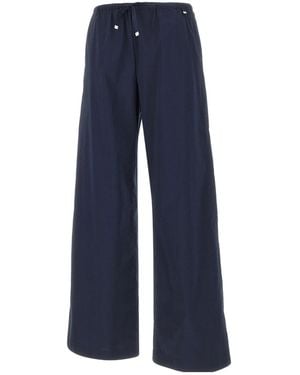 Herno Wide-Leg Drawstring Trousers - Blue