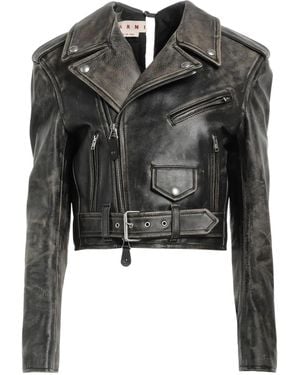 Marni Solid Color Jackets - Black