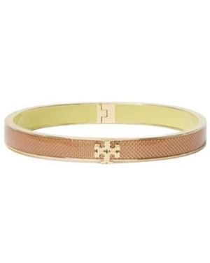 Tory Burch Medium Icon Guilloché Enamel Bracelet - Multicolor