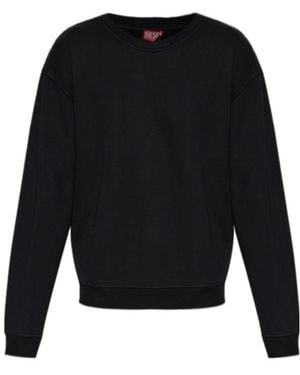 DIESEL Norm Aa Crewneck Sweatshirt - Black
