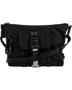 A.P.C. Trek Buckle Crossbody Bag - White