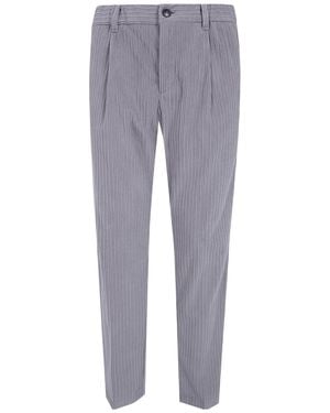 Herno Straight-Leg Casual Pants - Gray
