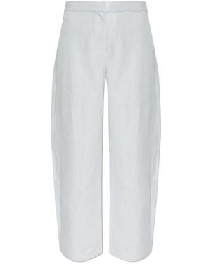 Samsøe & Samsøe Sarokos Elasticated-Waist Pants - White