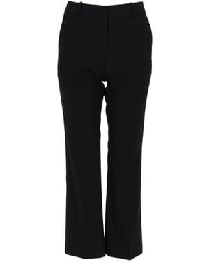 Co. Tailored Straight-Leg Trousers - Black
