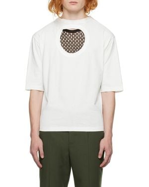 Dion Lee Circular Ribbed T-Shirt - White