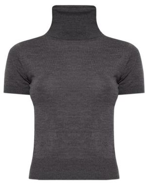 DSquared² Turtleneck Knitted Top - Grey