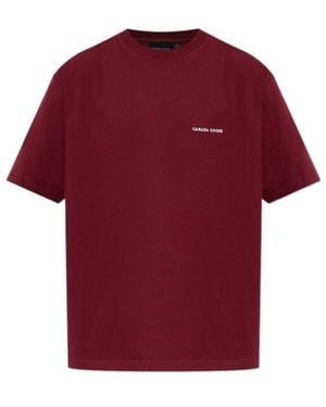 Canada Goose Short-Sleeved T-Shirt - Red