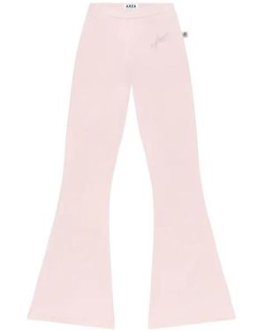 Area Bitchy Flared Track Pants - Pink