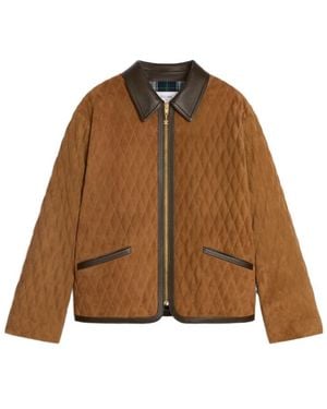 Celine Quilted Jacket - Brown