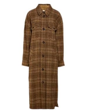 Isabel Marant Plaid Wool Blazer - Brown