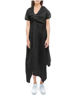 Marc Le Bihan Pleated Dress - Black