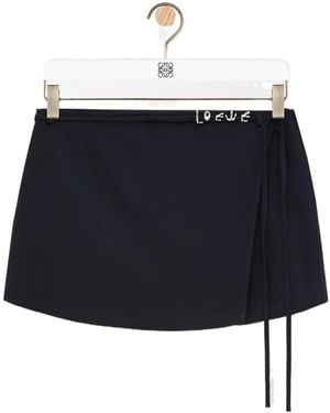 Loewe Wrapped Shorts - Blue