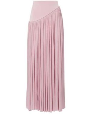 Zimmermann Alchemy Asymmetric Jersey Maxi Skirt - Pink