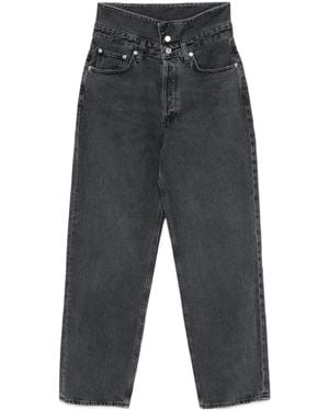 Agolde High-Waisted Jeans - Gray
