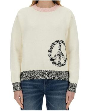 Moschino Long-Sleeved Jumper - Blue