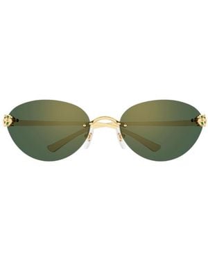 Cartier Cat-Eye Sunglasses - Green