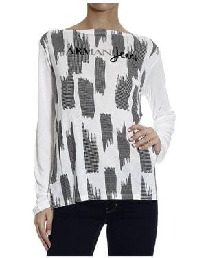 Armani Jeans Logo Details T-Shirt - White