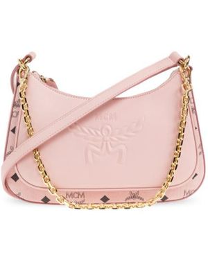 MCM Aren Duo Shoulder Bag - Pink
