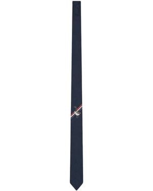 Thom Browne Pointed Tie - Blue