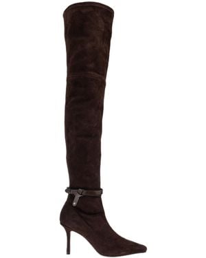 Jimmy Choo Camie Over The Knee Boots - Brown