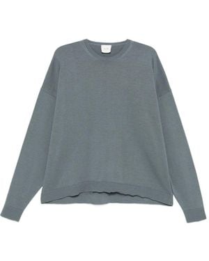Alysi Cotton Crewneck Sweater - Gray