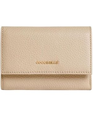 Coccinelle Logo-Detail Wallet - Natural
