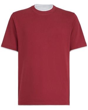 Brunello Cucinelli Layered-Effect Crewneck T-Shirt