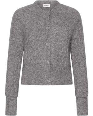 Marella Cable-Knit Alpaca-Blend Cardigan - Gray