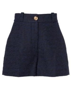 Blazé Milano Teke Cotton-Blend Shorts - Blue