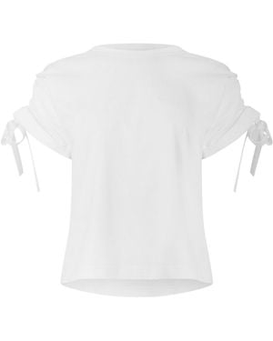 Givenchy Pure Crew-Neck Short-Sleeve Top - White
