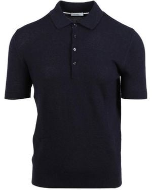 Paolo Pecora Short-Sleeved Polo Shirt - Blue