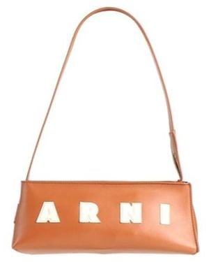 Marni Hand-Held Baguette Bag - Orange