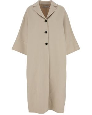 Dior Single Breasted Coat - Natural