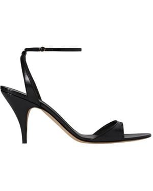 The Row Open-Toed High-Heeled Sandals - White
