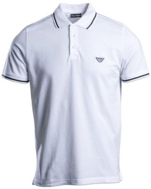 Emporio Armani Short-Sleeve Polo Shirt - Blue