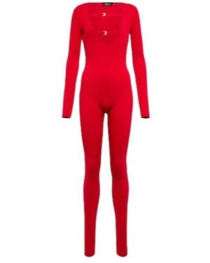 Blumarine Crêpe Jumpsuit - Red