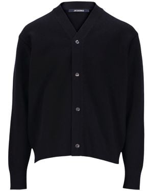 Jacquemus The Doppio Button-Up Cardigan - Blue