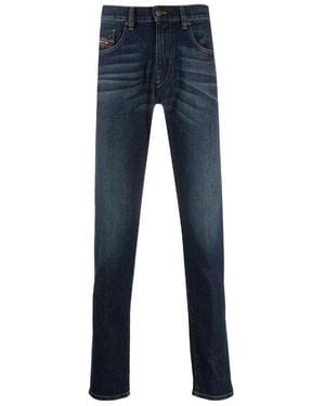 DIESEL D-Strukt Low Rise Jeans - Blue