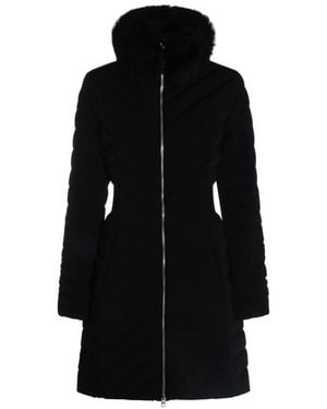 Mackage Lyris Quilted Long Coat - Black