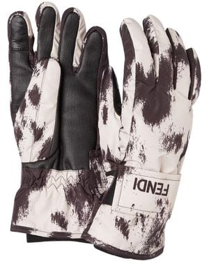 Fendi Ski Gloves - White
