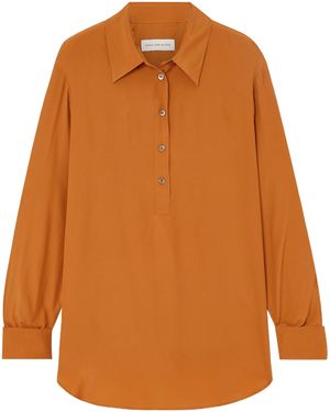 Dries Van Noten Long Sleeve Shirt - Orange