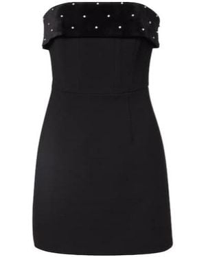 Rebecca Vallance Embellished Strapless Minidress - Black
