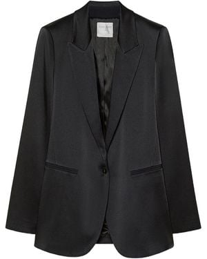forte_forte Long-Sleeved Suit Jacket - Black