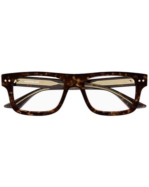 Montblanc Eyewear Rectangle Frame Glasses - Multicolour